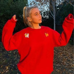 L EMMA CHAMBERLAIN CATS CREWNECK MERCH